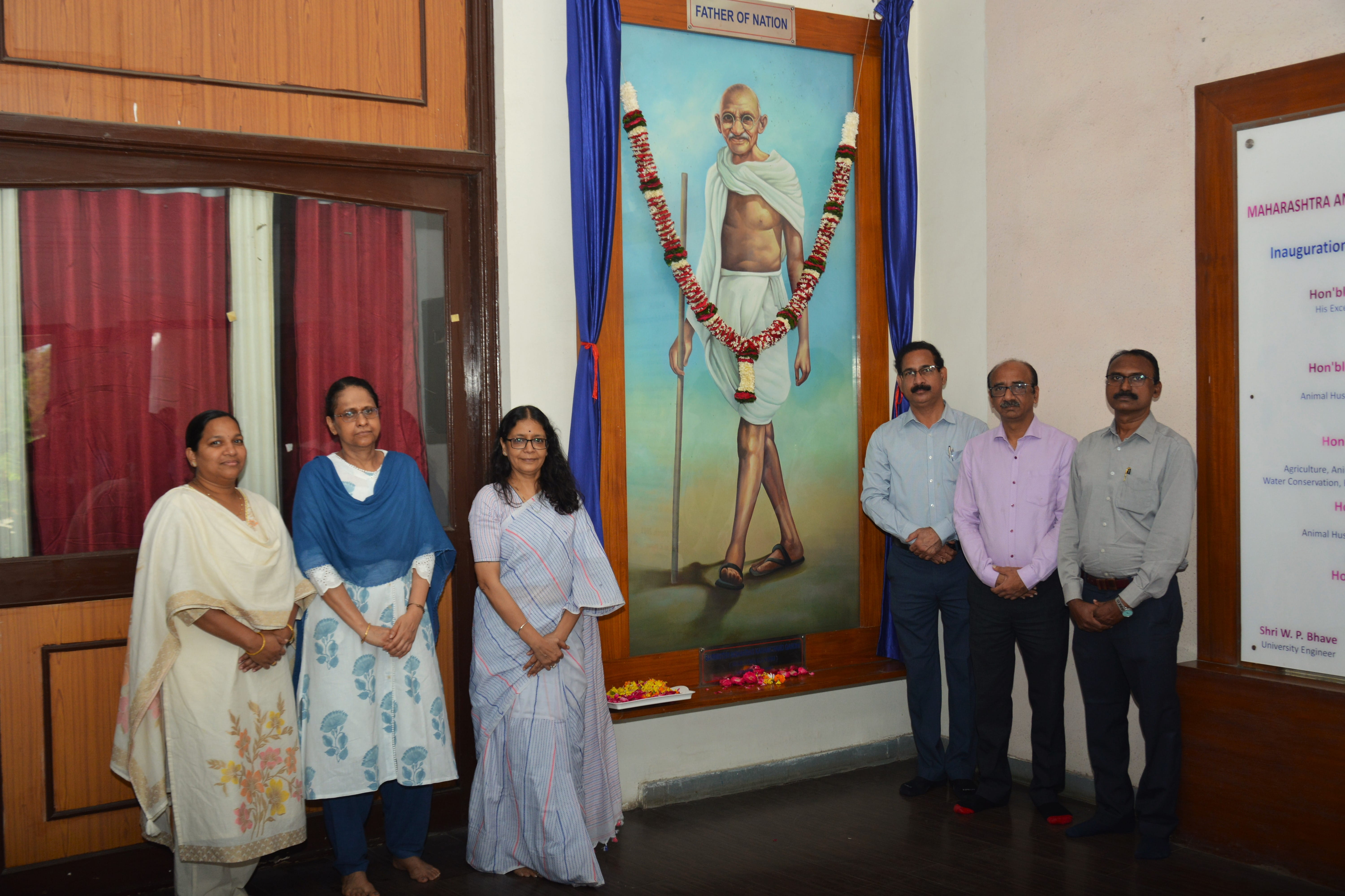  Mahatma Gandhi and Lal Bahaddur Shastry jayanti celebration at MAFSU, h.q (7).jpg